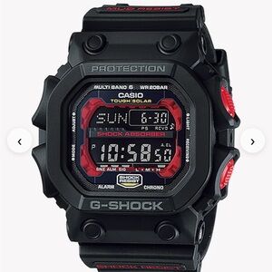 Casio G-Shock Solar Black and Red Watch